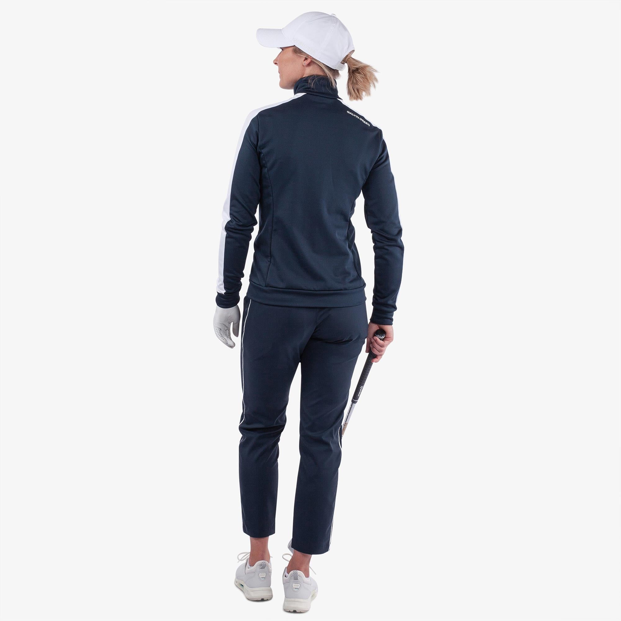 Galvin Green Dixie Insula Ladies Golf Mid Layer Navy/White